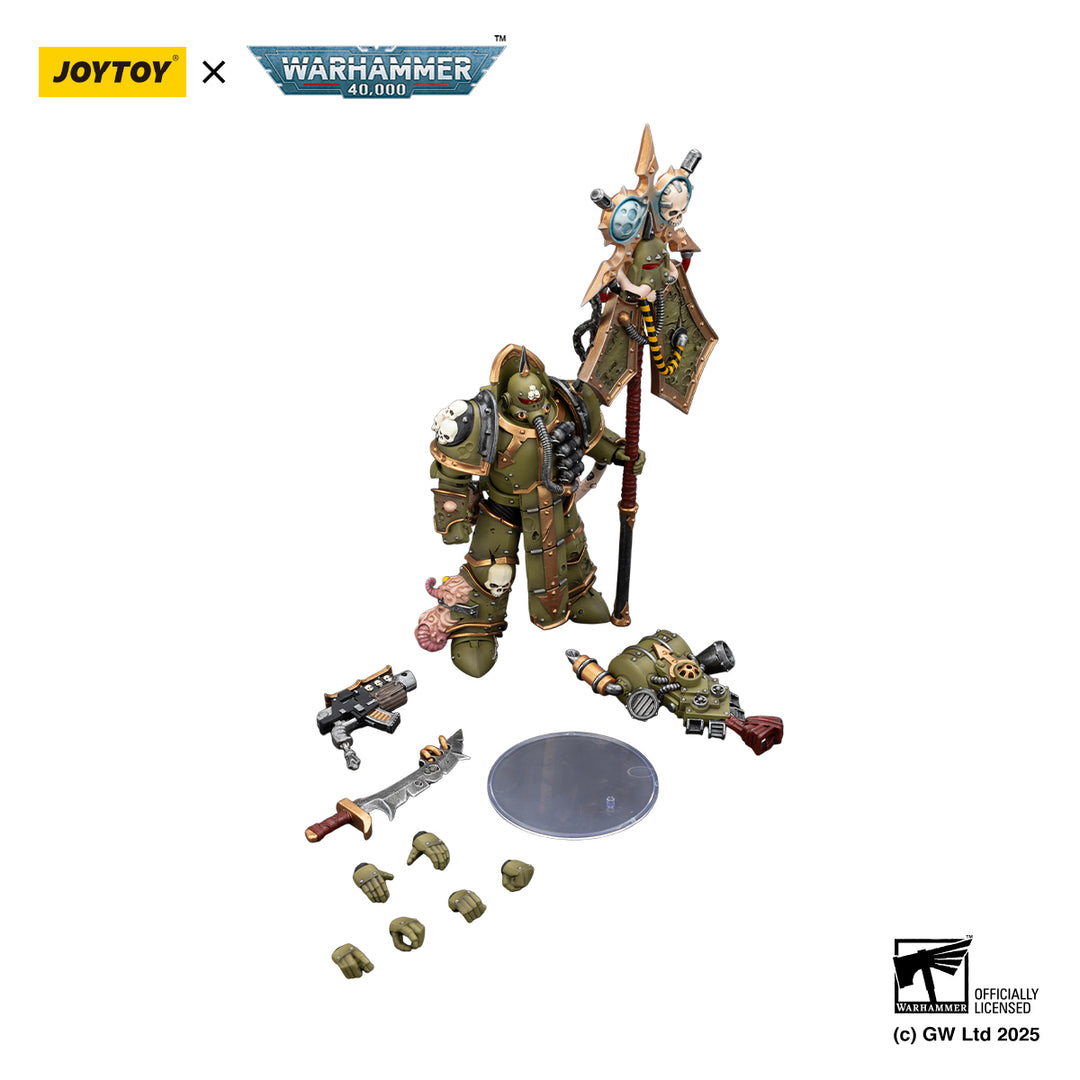 【決算セール対象！】 デスガード プレーグマリーン アイコンベアラー（ボルトガン＆プレイグナイフ装備） 1/18スケール