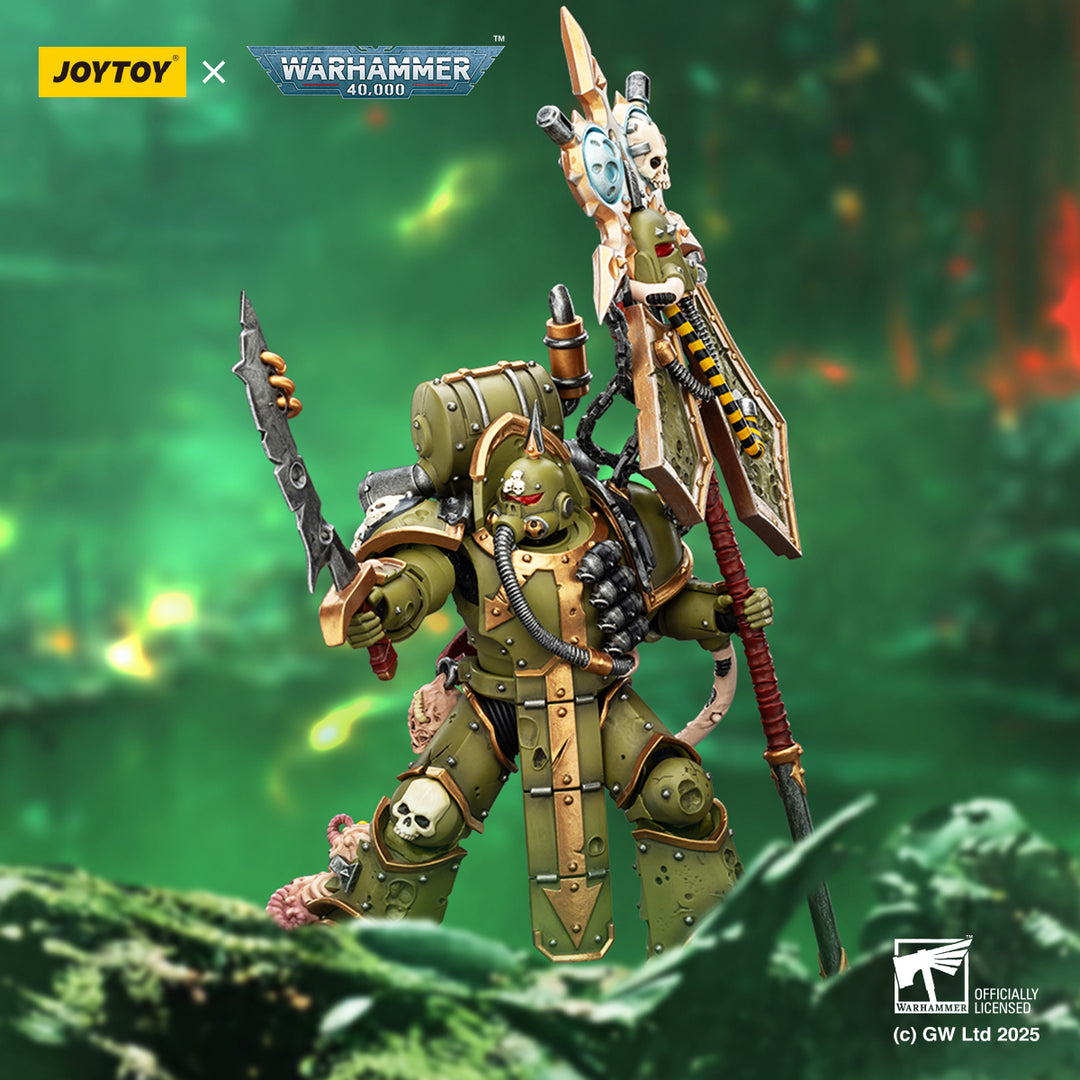 【決算セール対象！】 デスガード プレーグマリーン アイコンベアラー（ボルトガン＆プレイグナイフ装備） 1/18スケール