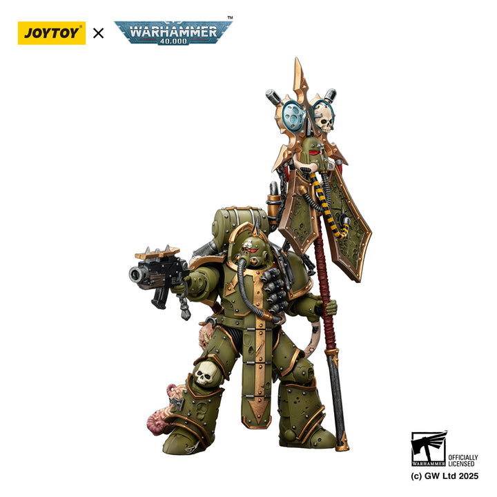 【決算セール対象！】 デスガード プレーグマリーン アイコンベアラー（ボルトガン＆プレイグナイフ装備） 1/18スケール