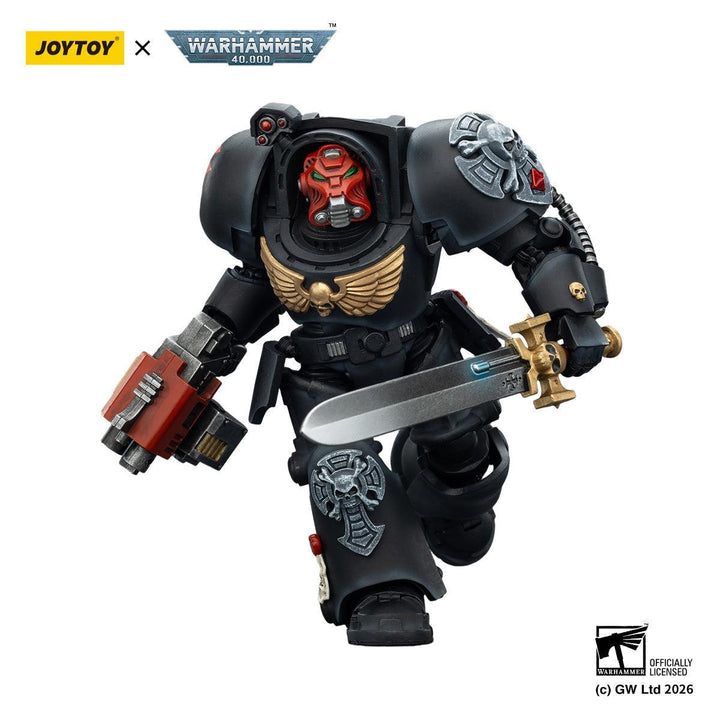 ブラックテンプラー ターミネーター1（パワーソード＆ストームボルター装備） 1/18スケール