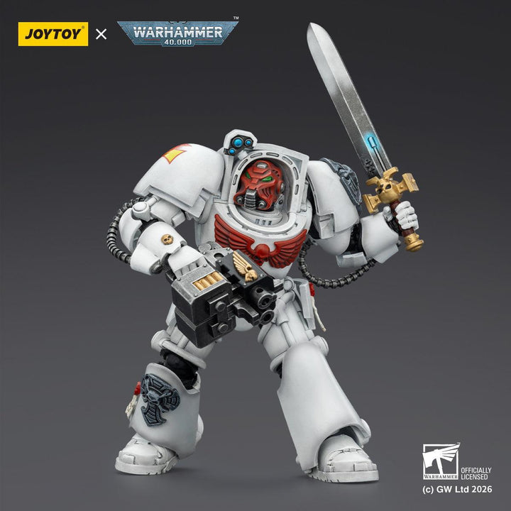 ホワイトスカー ターミネーター1（パワーソード＆ストームボルター装備） 1/18スケール