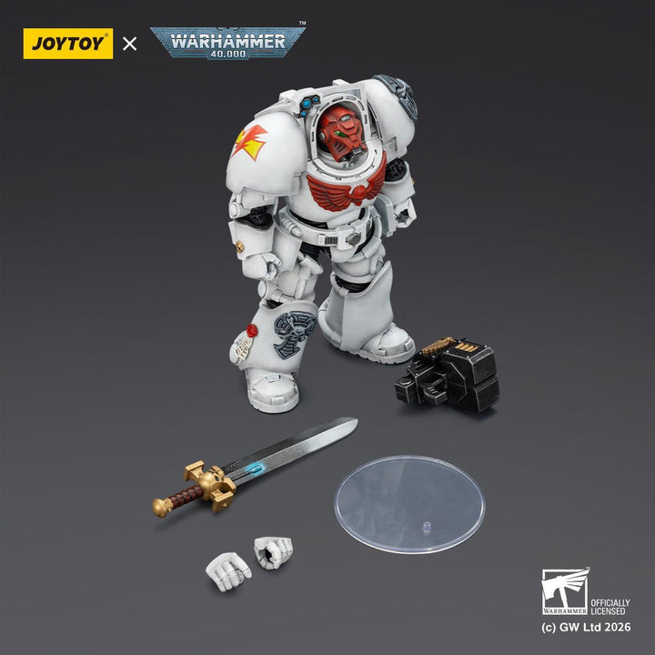 ホワイトスカー ターミネーター1（パワーソード＆ストームボルター装備） 1/18スケール