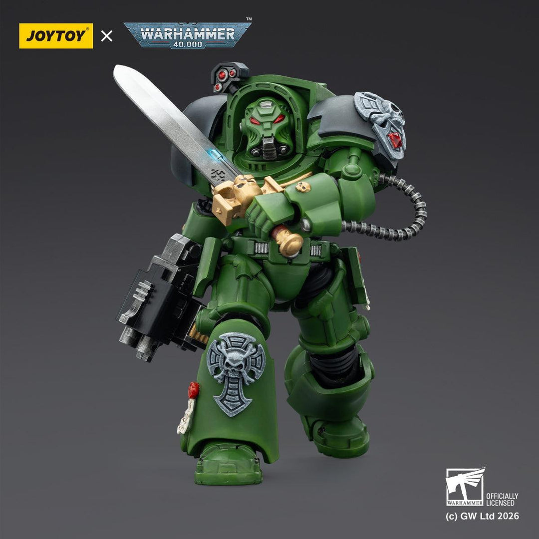 サラマンダー ターミネーター1（パワーソード＆ストームボルター装備） 1/18スケール