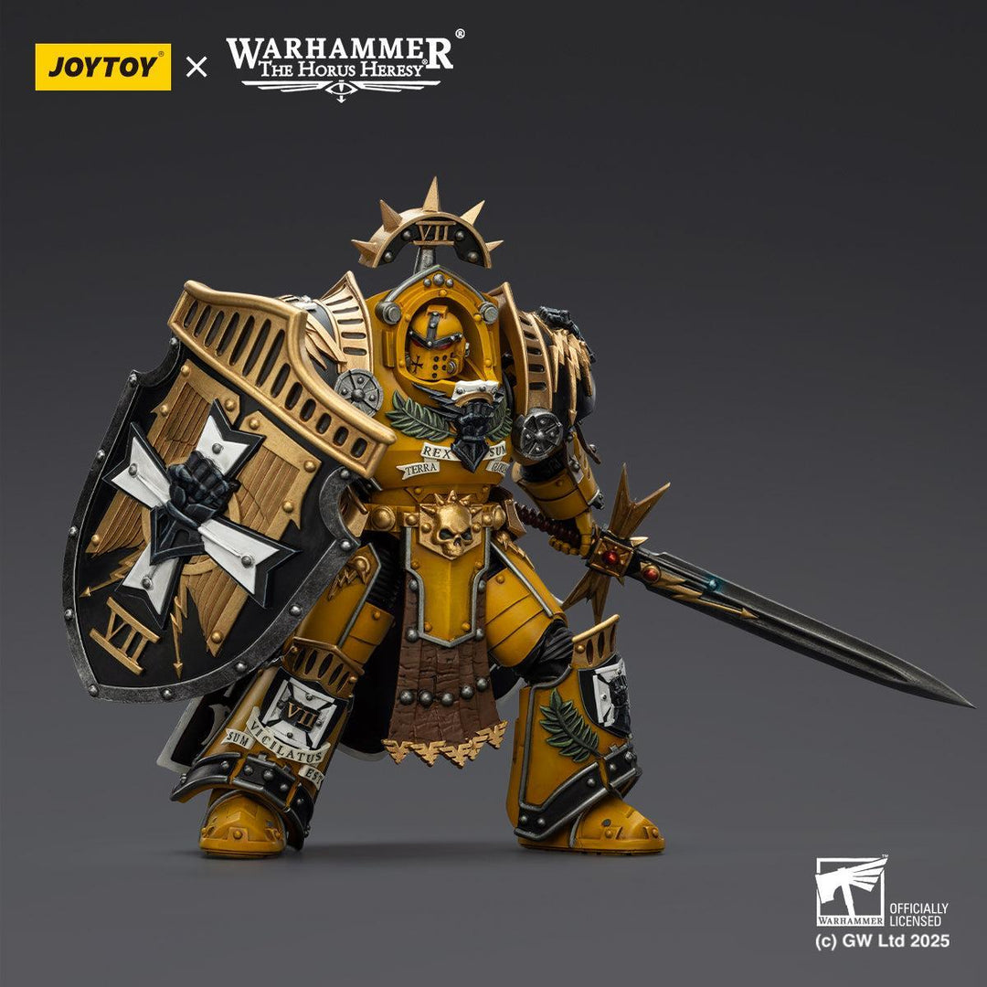 インペリアルフィスト タルタロスターミネーターアーマー・プラエトル（パワーソード＆ヴィジル・ストームシールド装備） 1/18スケール