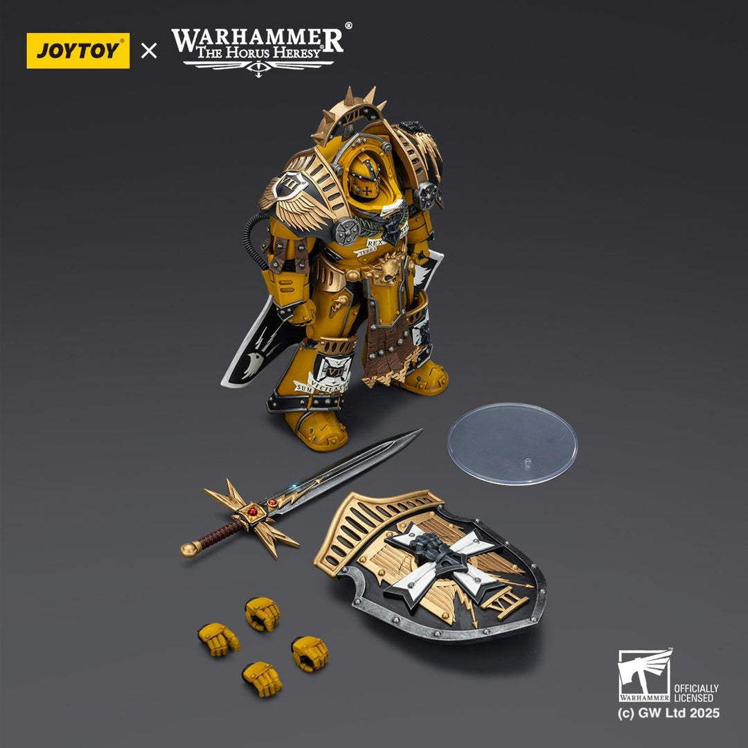 インペリアルフィスト タルタロスターミネーターアーマー・プラエトル（パワーソード＆ヴィジル・ストームシールド装備） 1/18スケール