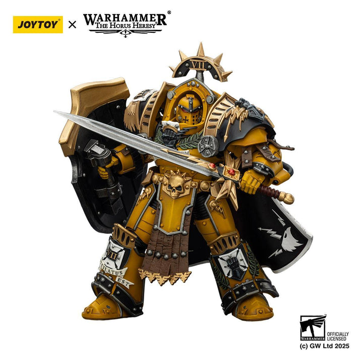 インペリアルフィスト タルタロスターミネーターアーマー・プラエトル（パワーソード＆ヴィジル・ストームシールド装備） 1/18スケール