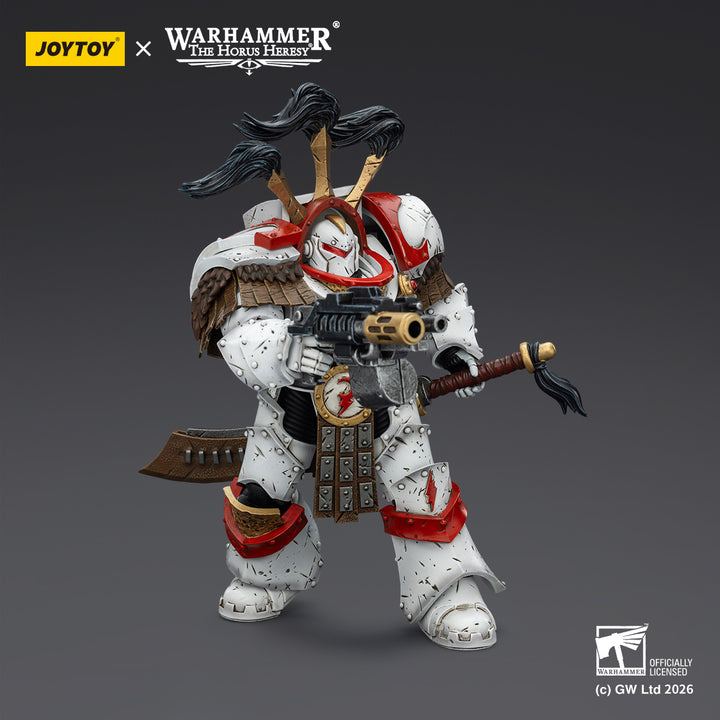 ホワイトスカー カタフラクティ ターミネーターアーマー・プラエトル（サイバーホーク・チョゴリアンソード・コンビメルタ装備） 1/18スケール