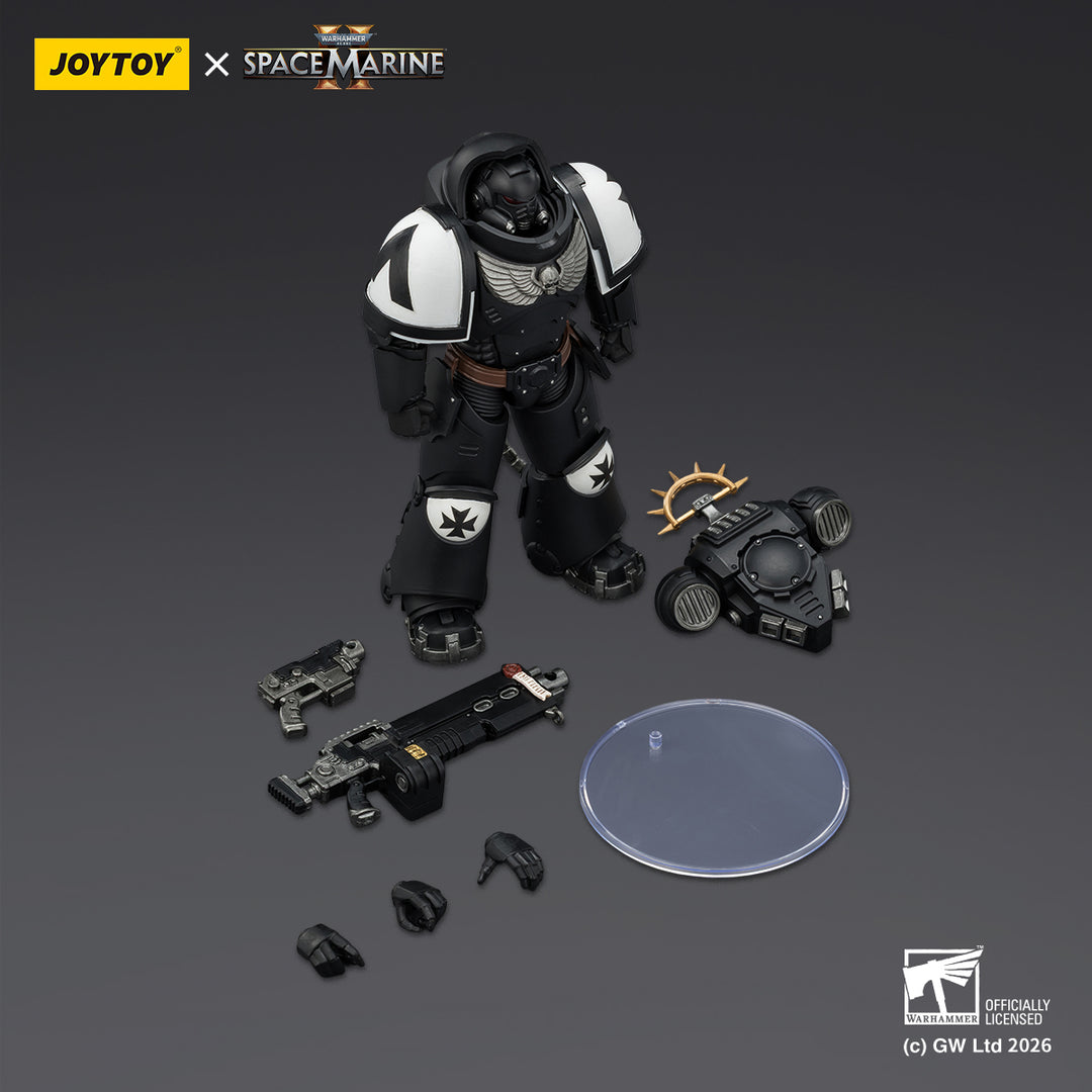 ゲームエディション ブラックテンプラー ヘビーインターセッサー（ヘビーボルトライフル＆ボルターピストル装備） 1/18スケール