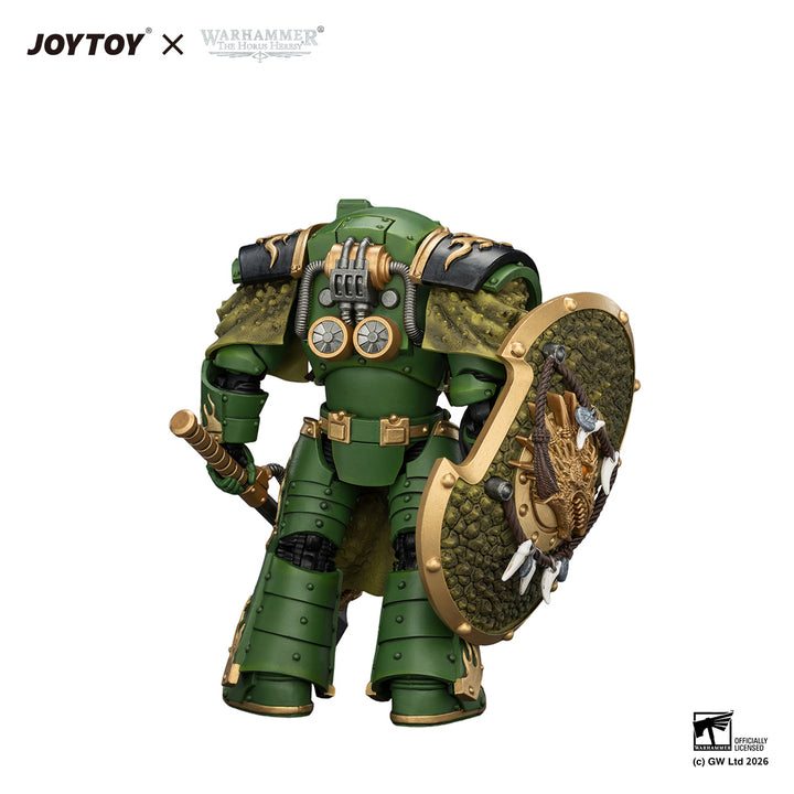 サラマンダー ファイアドレイク・ターミネーター1（サンダーハンマー＆ドラゴンスケール・ストームシールド装備） 1/18スケール