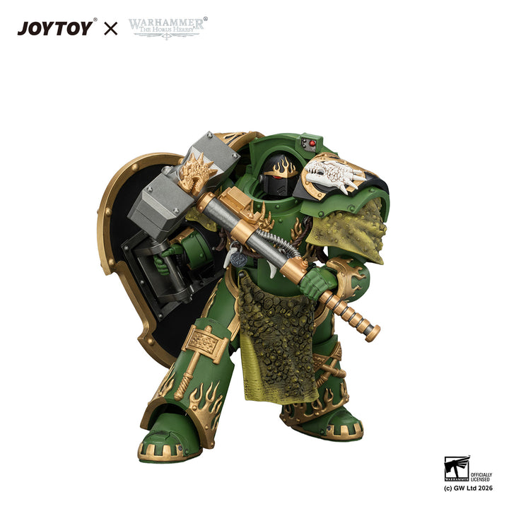 サラマンダー ファイアドレイク・ターミネーター1（サンダーハンマー＆ドラゴンスケール・ストームシールド装備） 1/18スケール