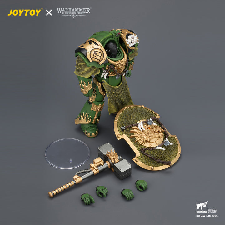 サラマンダー ファイアドレイク・ターミネーター2（サンダーハンマー＆ドラゴンスケール・ストームシールド装備） 1/18スケール
