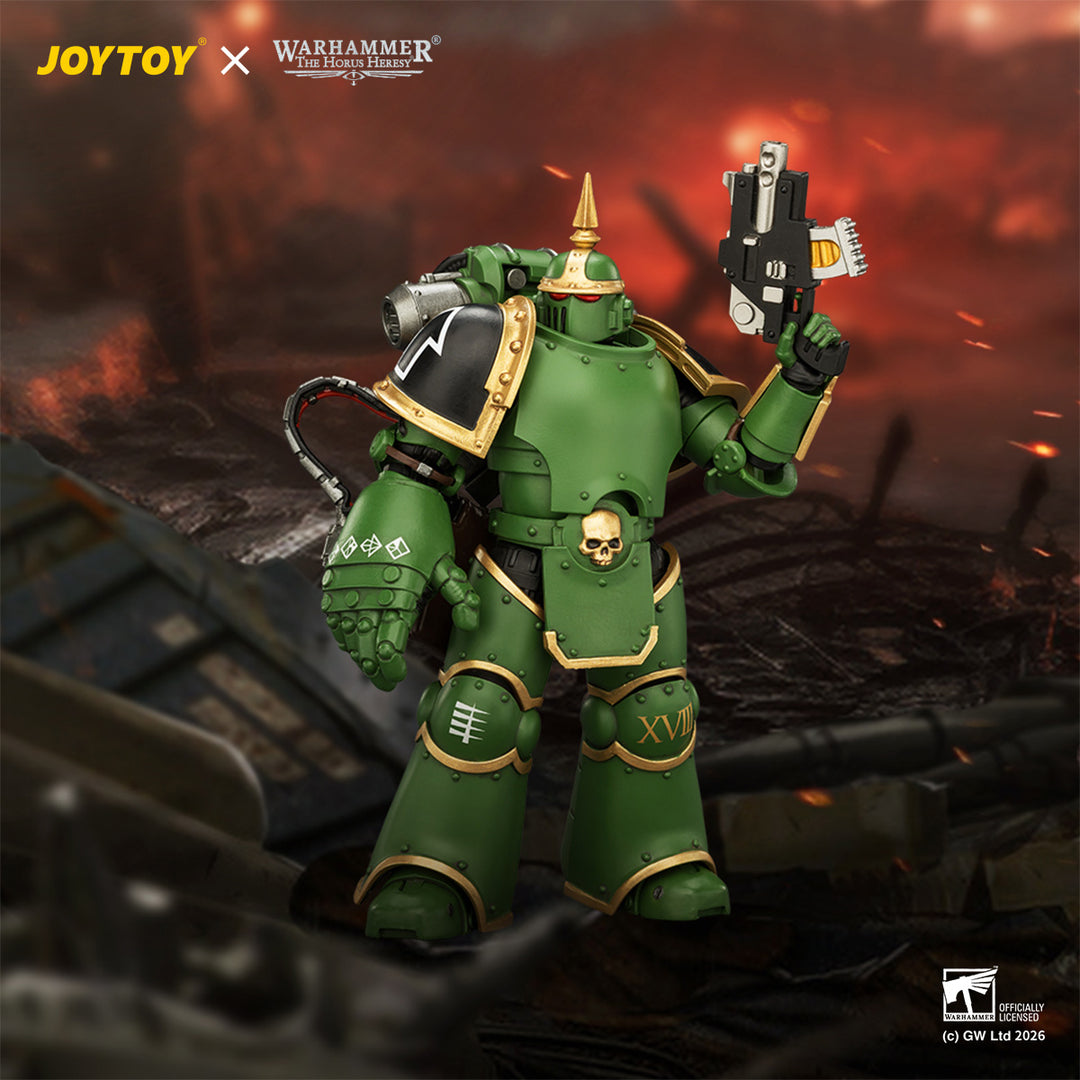 サラマンダー MK III タクティカル・レギオネアリ（プラズマピストル＆ボルターピストル装備） 1/18スケール
