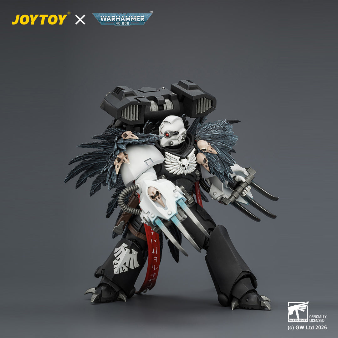 レイヴンガード チャプターマスター アエソン・シャーン（セヴェラックスの鉤爪＆ヘビー・ボルトピストル装備） 1/18スケール