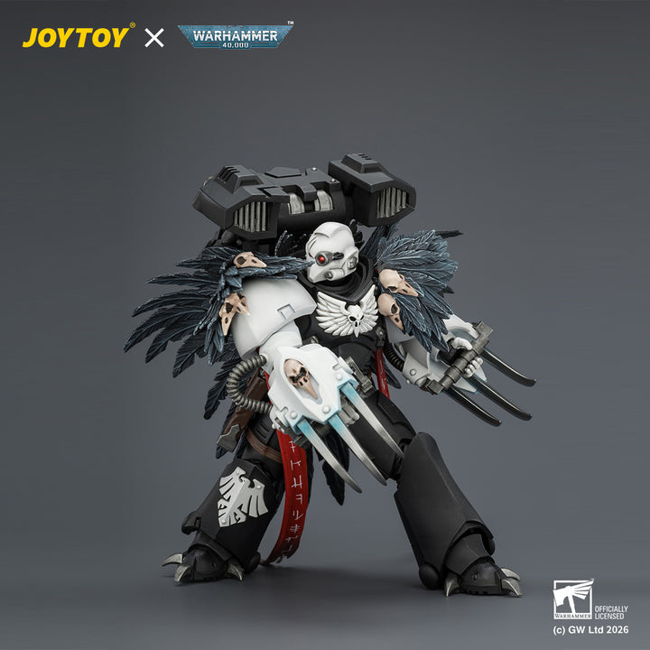 レイヴンガード チャプターマスター アエソン・シャーン（セヴェラックスの鉤爪＆ヘビー・ボルトピストル装備） 1/18スケール