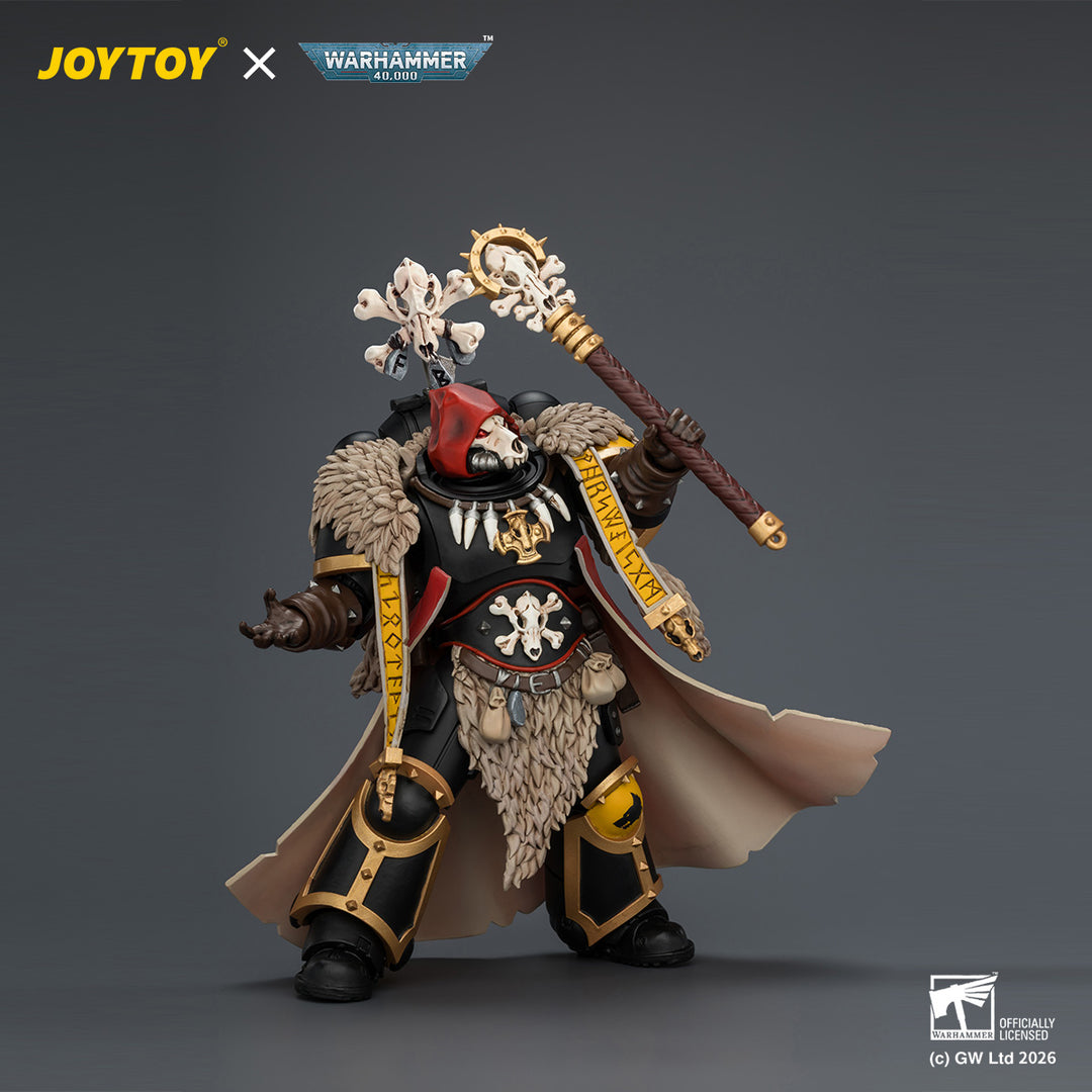 スペースウルフ ウルフプリースト（アブソルヴァー・ボルトピストル＆クロジウス装備） 1/18スケール