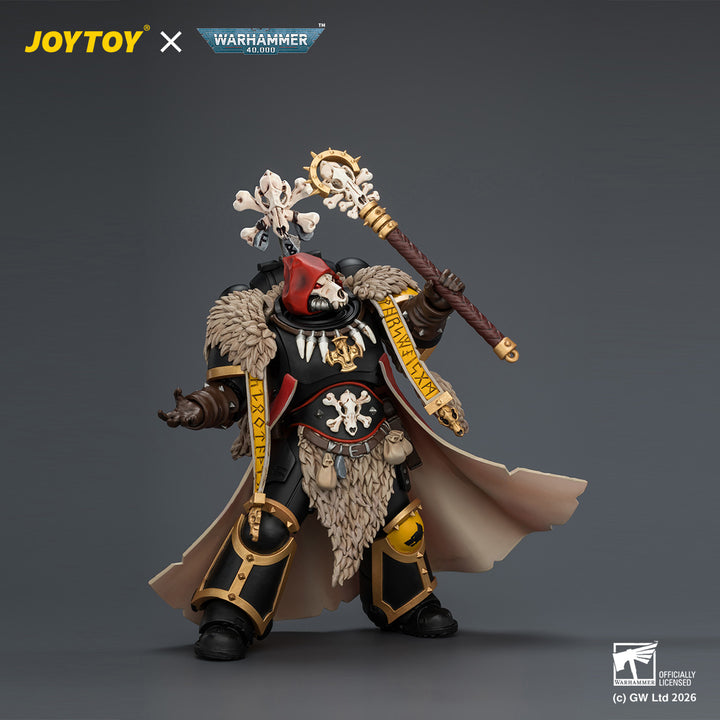 スペースウルフ ウルフプリースト（アブソルヴァー・ボルトピストル＆クロジウス装備） 1/18スケール