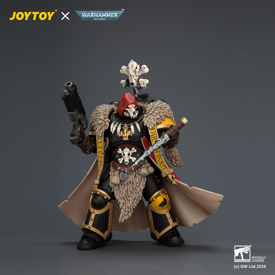 スペースウルフ ウルフプリースト（アブソルヴァー・ボルトピストル＆クロジウス装備） 1/18スケール