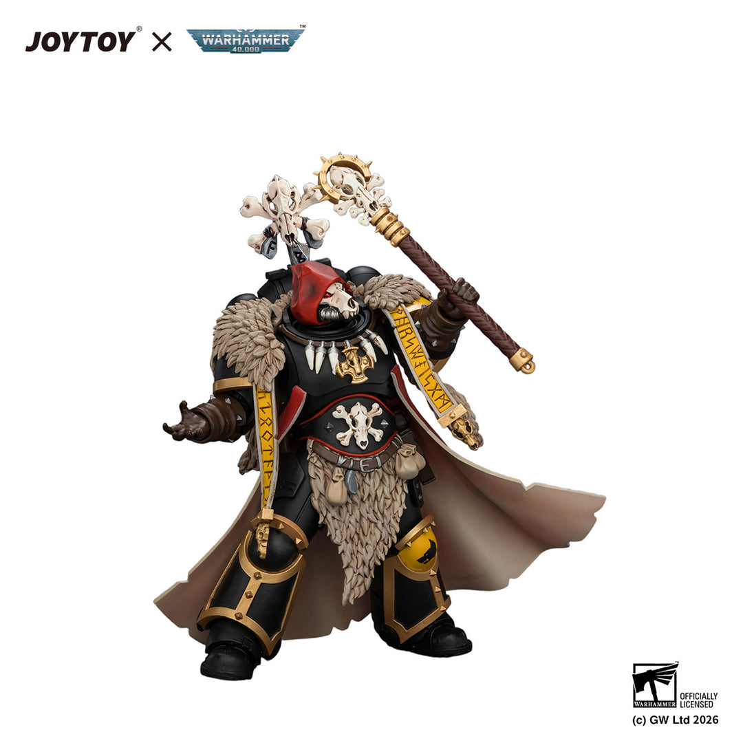 スペースウルフ ウルフプリースト（アブソルヴァー・ボルトピストル＆クロジウス装備） 1/18スケール