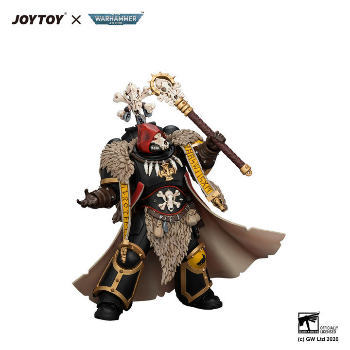 スペースウルフ ウルフプリースト（アブソルヴァー・ボルトピストル＆クロジウス装備） 1/18スケール