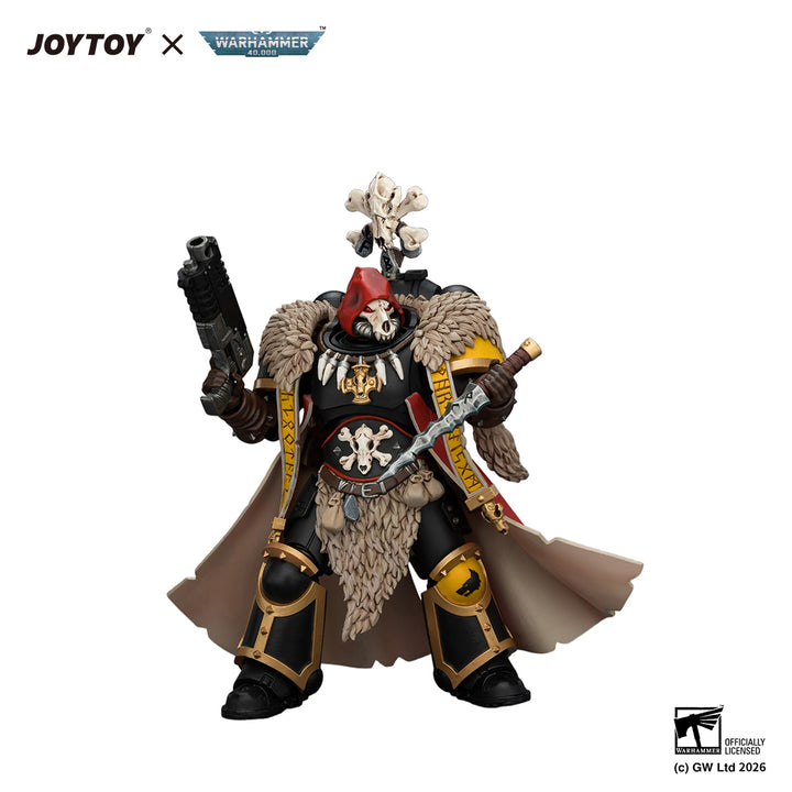 スペースウルフ ウルフプリースト（アブソルヴァー・ボルトピストル＆クロジウス装備） 1/18スケール