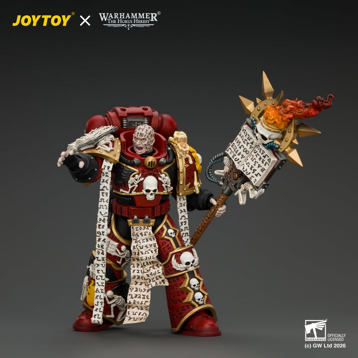 ワードベアラー ダーク・アポストル エレバス 邪悪の杖＆プラズマピストル装備 1/18スケール