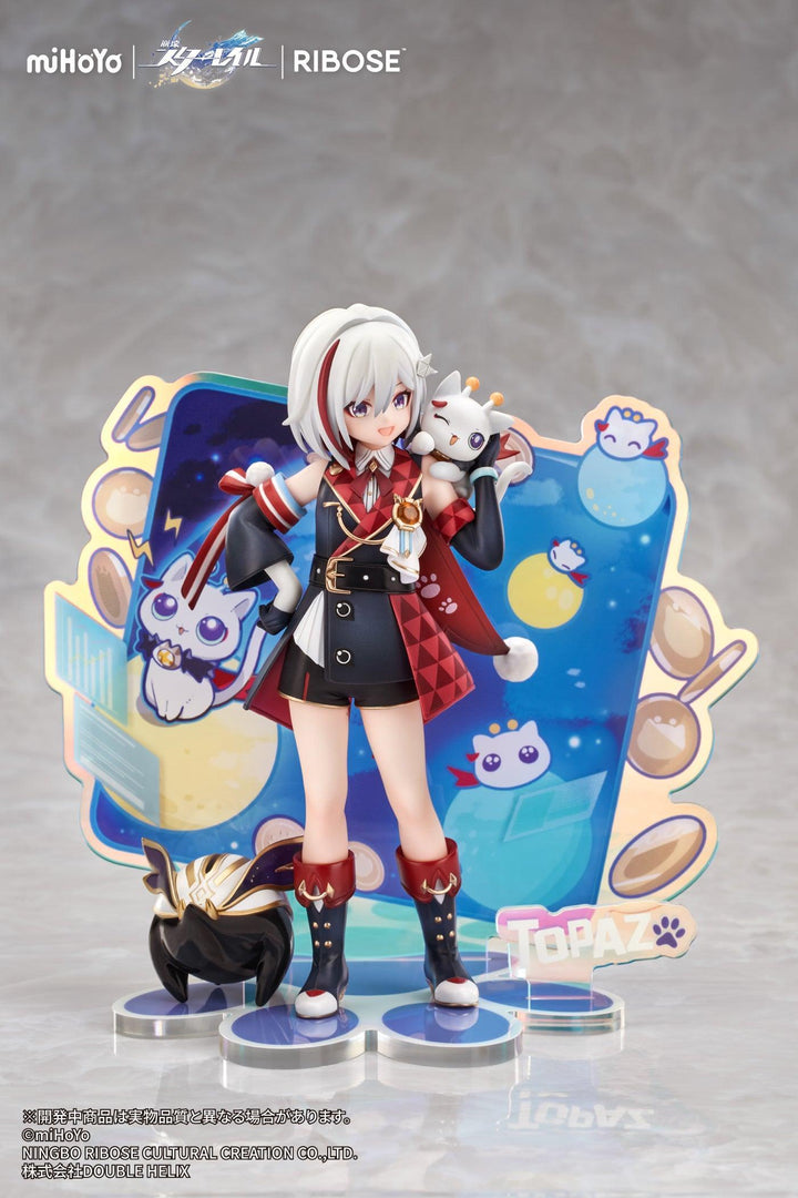 RISE UP+ ちびねこシリーズ フィギュア トパーズ&カブVer. 完成品フィギュア