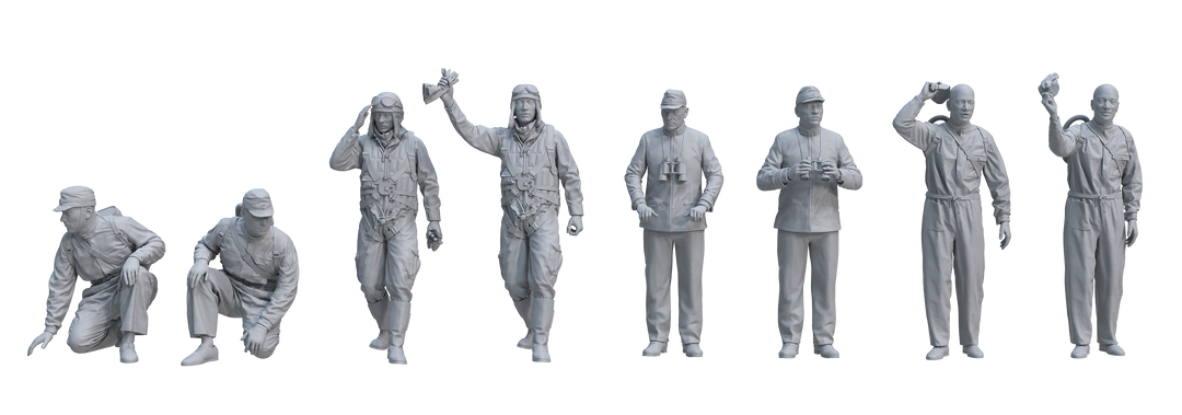 1/35 WWII 日本海軍 甲板員セット