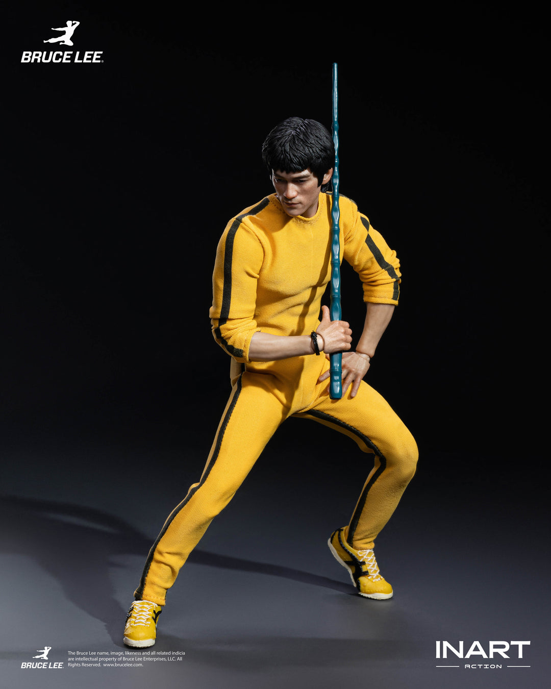 INART Action ブルース・リー（イエロー・ジャンプスーツ） アクションフィギュア 1/12スケール