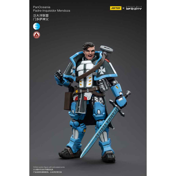 【決算セール対象！】 パン・オセアニア 審判者 メンドサ神父(PanOceania Padre-Inquisidor Mendoza) 1/18スケール