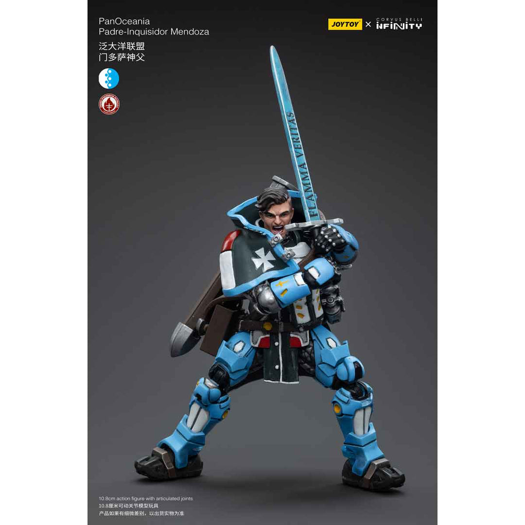 【決算セール対象！】 パン・オセアニア 審判者 メンドサ神父(PanOceania Padre-Inquisidor Mendoza) 1/18スケール