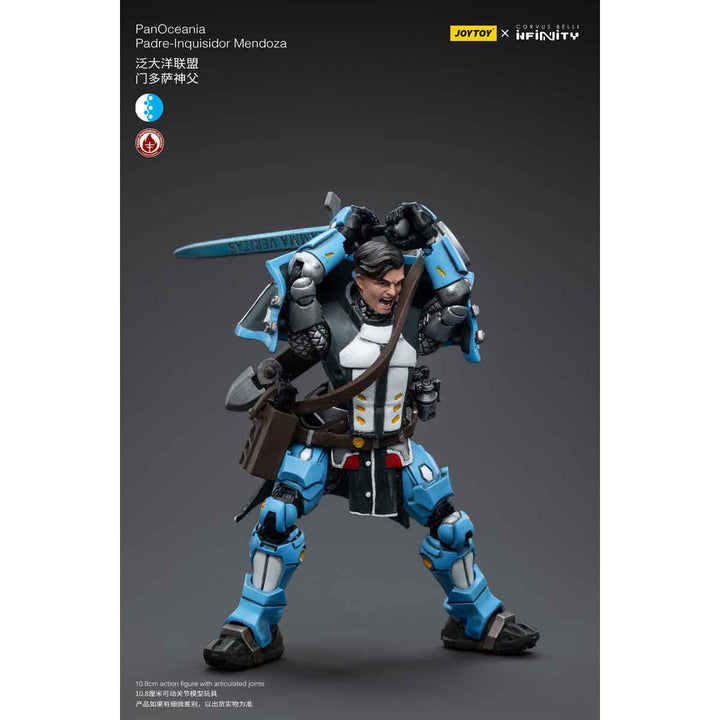 【決算セール対象！】 パン・オセアニア 審判者 メンドサ神父(PanOceania Padre-Inquisidor Mendoza) 1/18スケール