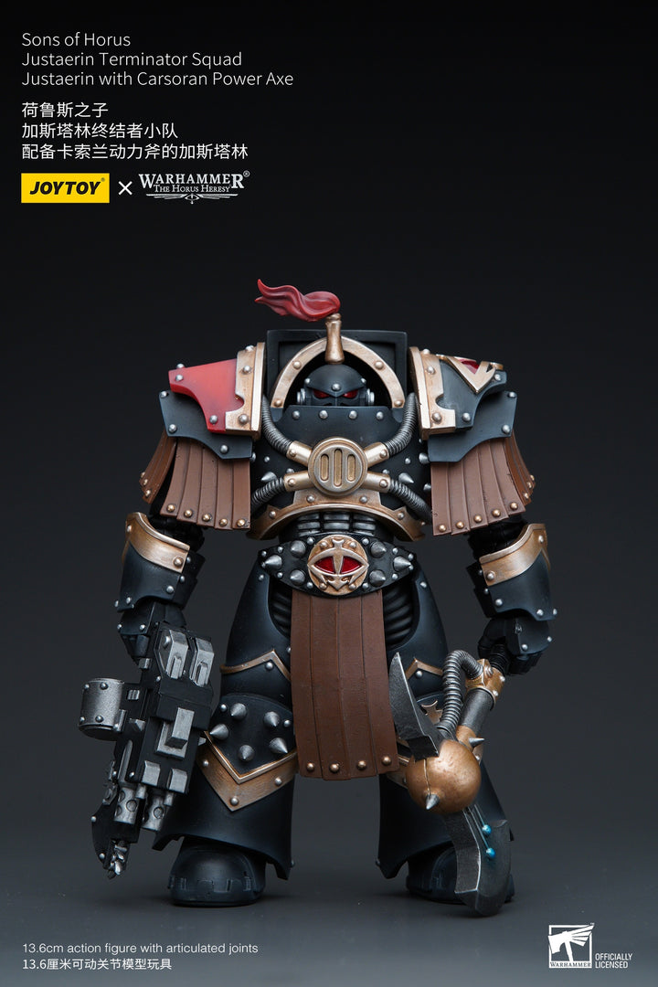 【決算セール対象！】 サン・オヴ・ホルス ジャスターリンターミナルスカッド ジャスターリン(カーソラン・パワーアックス装備) 1/18スケール