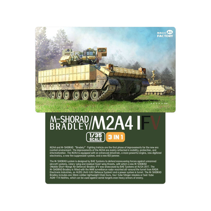 1/35 M2A4 ブラッドレー 歩兵戦闘車 w/M-SHORAD 機動短距離防空 システム (3 in 1)