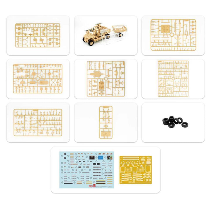 1/35 MRZR D4 超軽量全地形万能車 デュアルコンボキット (武装型w/トレーラー & 対ドローン型)