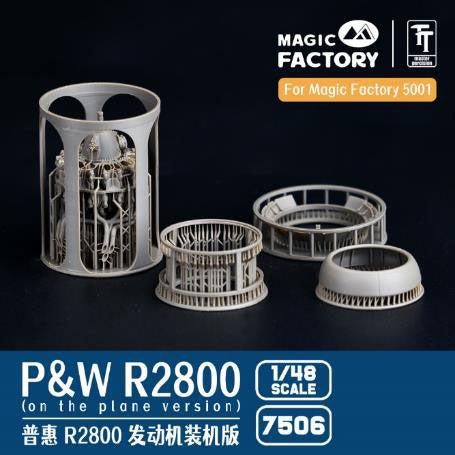 1/48 P & W R2800 星型18気筒 航空機用エンジン (マジックファクトリー MGF5001用)