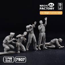 1/48 F4U コルセア アメリカ海兵隊 整備兵 (5体セット)