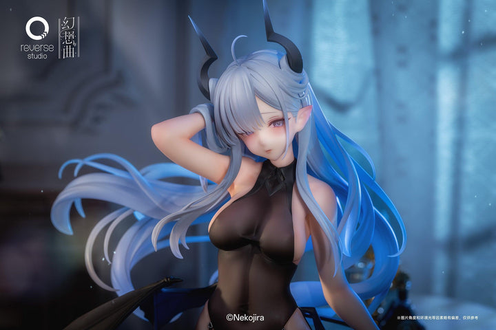 FANTASIASシリーズ テアちゃん 見習いサキュバスVer. 完成品フィギュア 下着版 1/6スケール