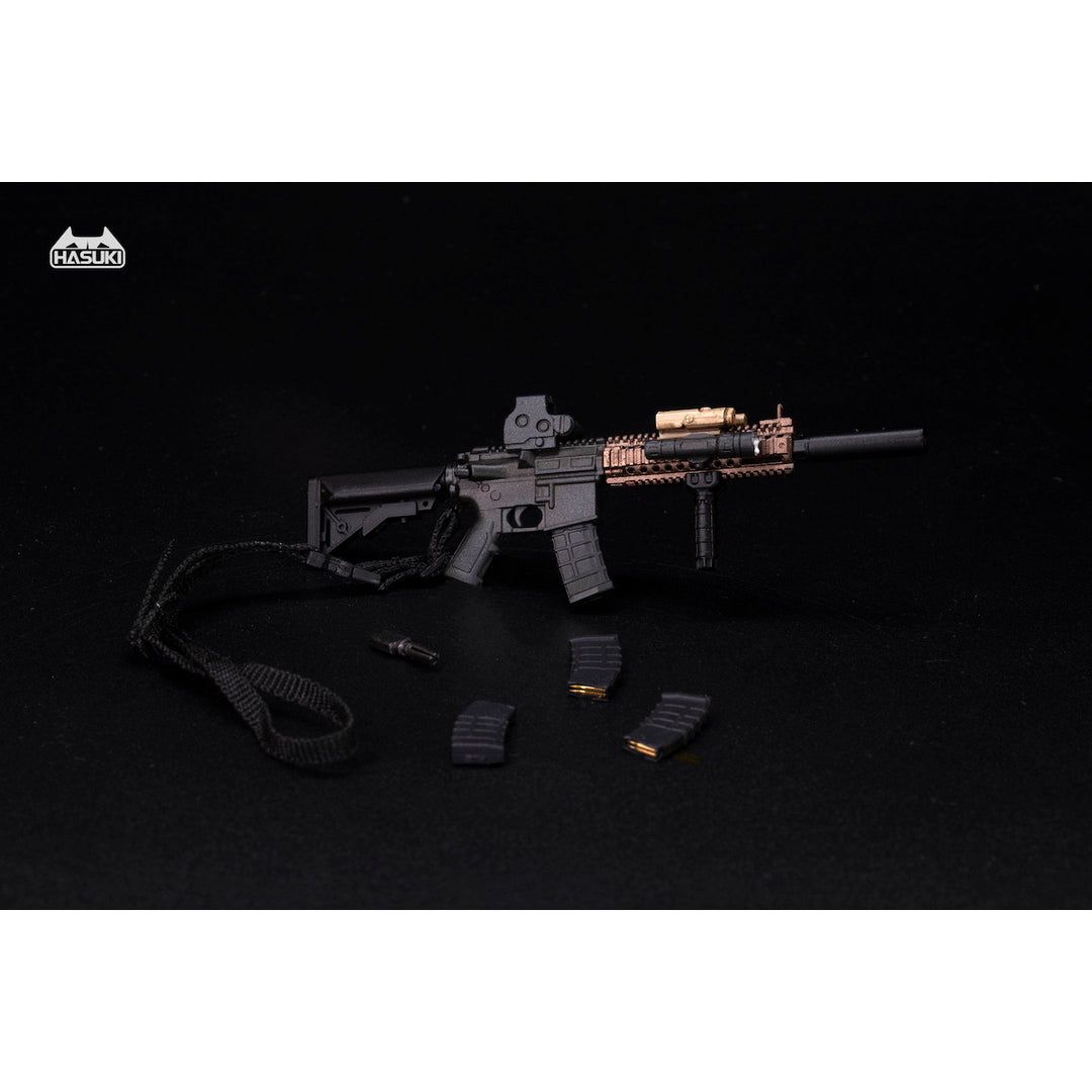 WM-04B アサルトライフルセット ブラック アクションフィギュア用完成品オプションパーツ 1/12スケール