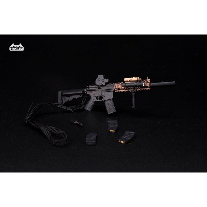 WM-04B アサルトライフルセット ブラック アクションフィギュア用完成品オプションパーツ 1/12スケール
