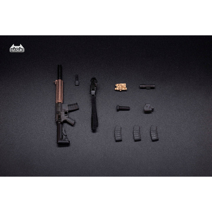 WM-04B アサルトライフルセット ブラック アクションフィギュア用完成品オプションパーツ 1/12スケール