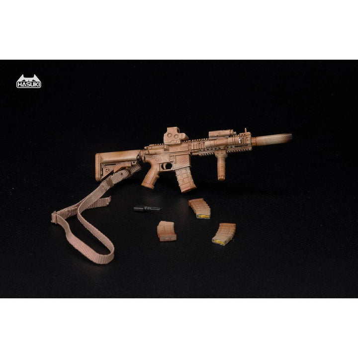 WM-04C アサルトライフルセット デザートカモフラージュ アクションフィギュア用完成品オプションパーツ 1/12スケール