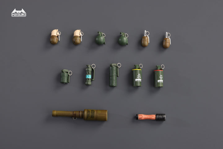 WM-06 グレネードセット アクションフィギュア用完成品オプションパーツ 1/12スケール