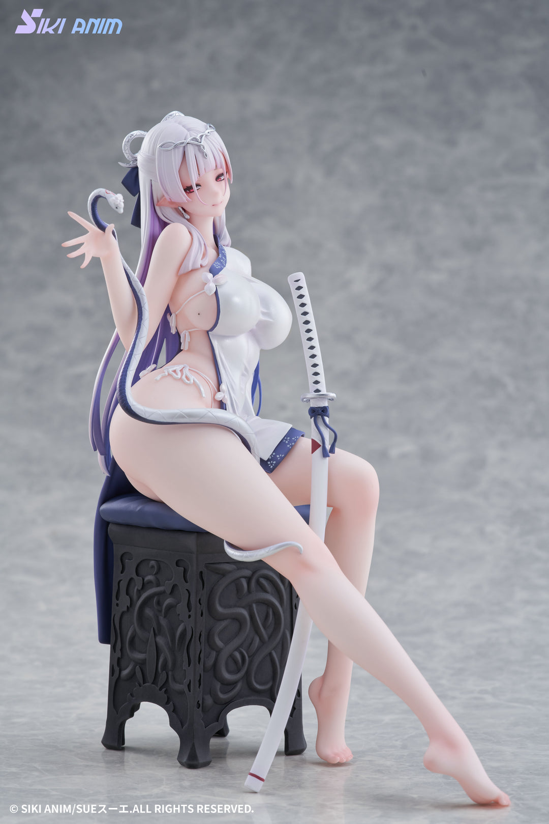 青白蛇のイロ 完成品フィギュア 1/7スケール