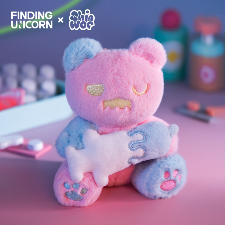 (単品販売)ShinWoo ラグベアクリニックシリ-ズぬいくるみプラインドボックス