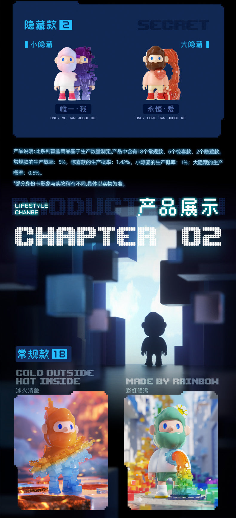 【決算セール対象！】 (単品販売)BOB 次世代・ピクセル・ユニバーサ ブラインドボックス