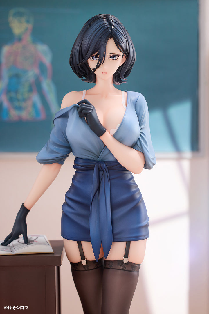 唐突に脱ぎだす天然美術教師 瑠美 illustration by けそシロウ 1/6スケール