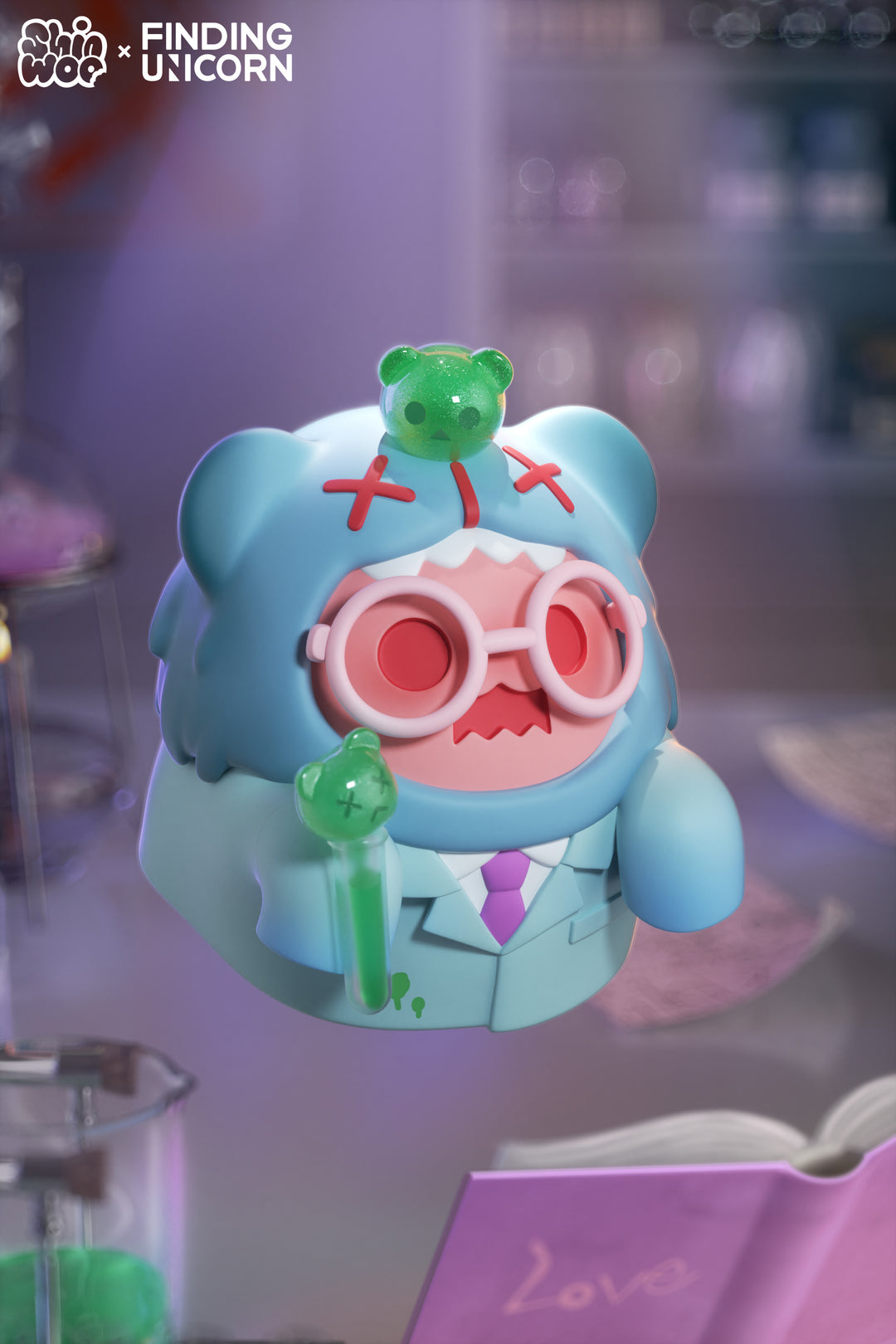 【決算セール対象！】 (単品販売)BABY GHOST BEAR ラブシック・ラボシリーズ