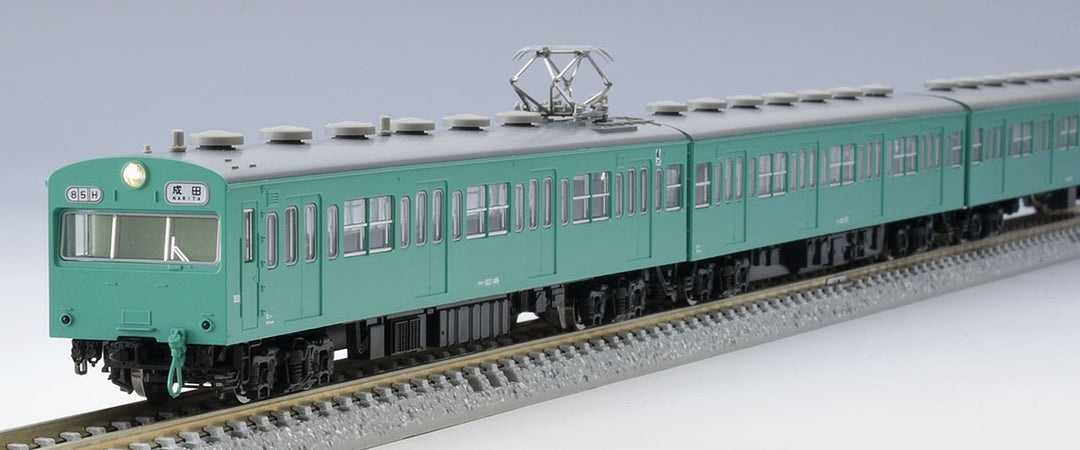 98534 103系通勤電車（初期型非冷房車･ｴﾒﾗﾙﾄﾞｸﾞﾘｰﾝ）基本セットＡ（３両）