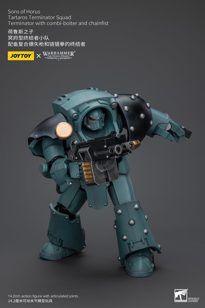 【決算セール対象！】 サン・オヴ・ホルス タルタロス・ターミネイター・スカッド ターミネーター（コンビボルター、チェーンフィスト装備） 1/18スケール