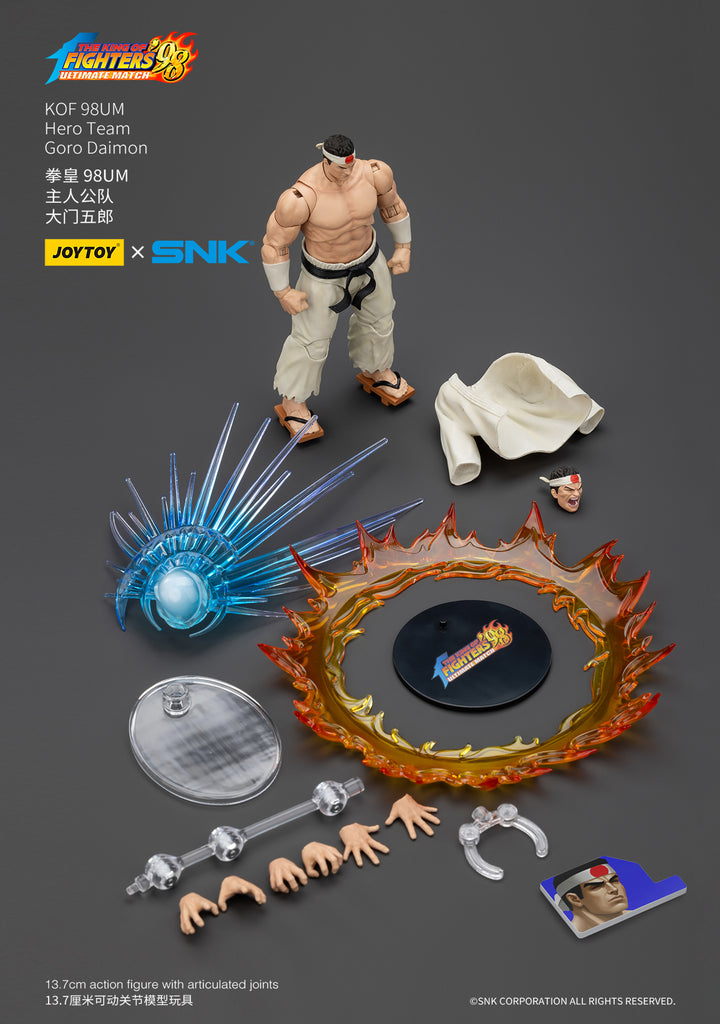 ザ・キング・オブ・ファイターズ TKF '98 アルティメットマッチ 主人公チーム 大門五郎 1/18スケール